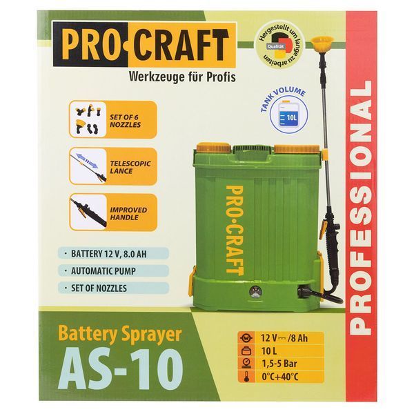 Обприскувач Procraft AS10 000010 фото