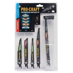 Набір пильних полотен для шабельної пилки Procraft SB6 SB6000 фото