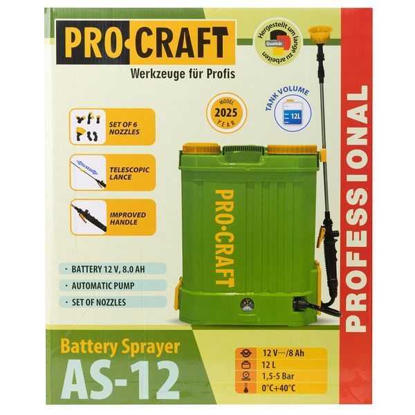 Опрыскиватель Procraft AS12 (2026) 001203 фото Опрыскиватель Procraft AS12 (2026) 001203 фото