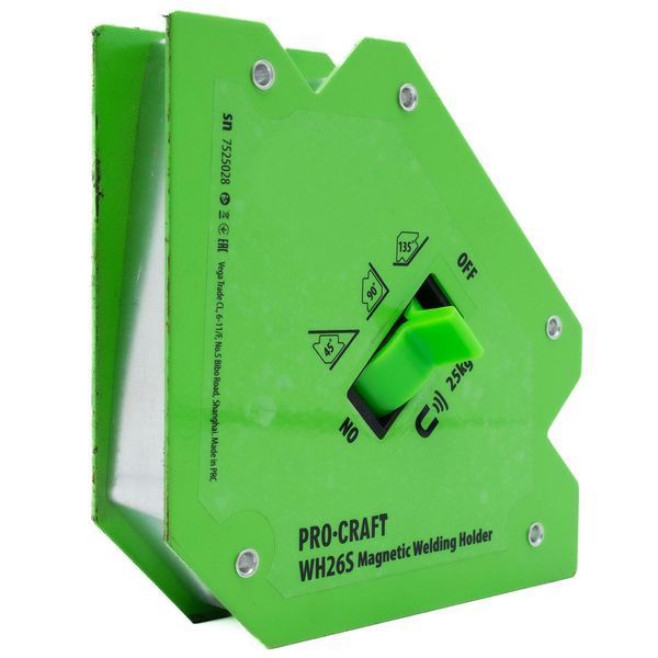 Магнітний кутник для зварювання Procraft WH26S 900026 фото