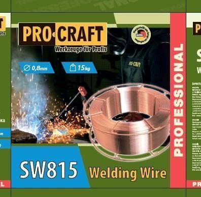Сварочная проволока Procraft SW815 0.8 мм 15 кг 900815 фото