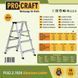 Драбина-стрем'янка алюмінієва Procraft PLA2.2.1024 221024 фото 3