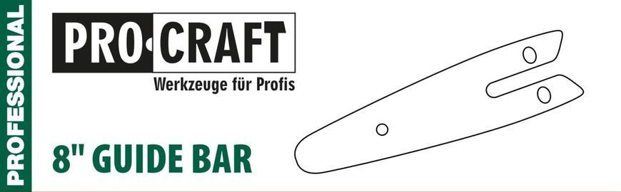Пильна шина Procraft 24 см 030008 фото